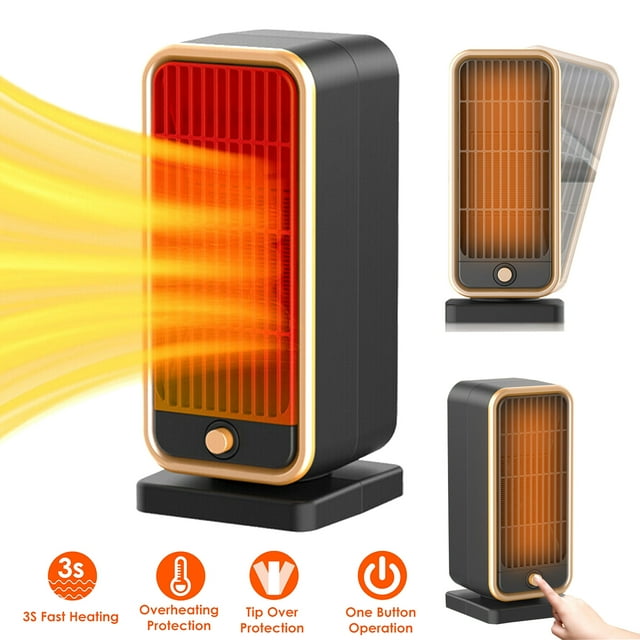 OhhGo Space Heater, Adjustable Thermostat, PTC Fast Heating Ceramic Heater, Widespread