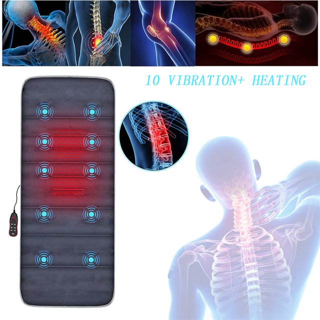OhhGo Vibration Massage Mat,Full Body Massage Mat with Heat,Chair Pad