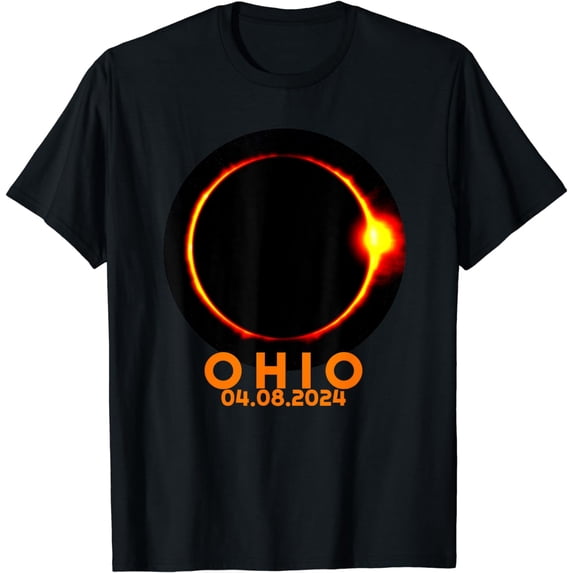 Ohio 04.08.2024 Total Solar Sun Eclipse T-Shirt