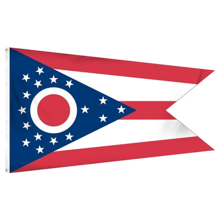 Ohio 3ft x 5ft Printed Polyester Flag