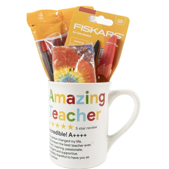 Ohio Basket Chic Amazing Teacher Mug with items Amazing Teacher Mug Gift Basket