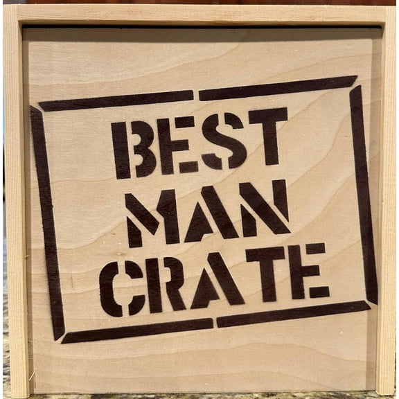 Ohio Basket Chic Best Man Crate -Perfect Best Man Gift Wedding Party Gift Box - Add your own items