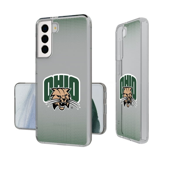 Ohio Bobcats Linen Logo Galaxy Clear Case