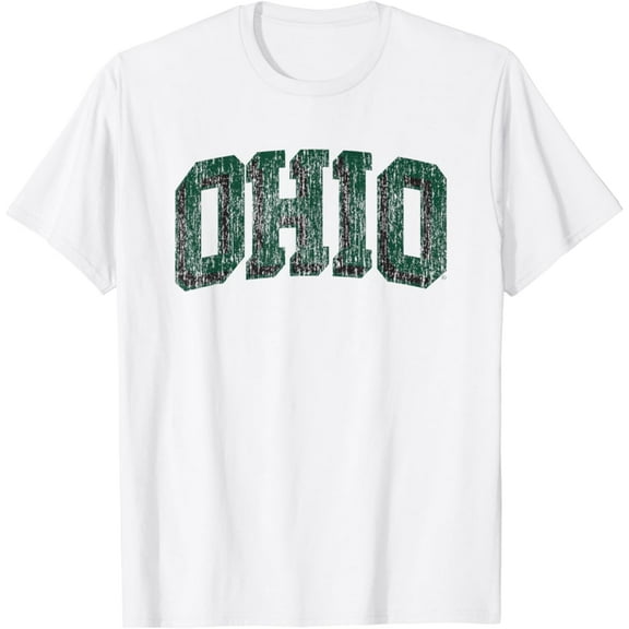 Ohio Bobcats Retro Arch Logo T-Shirt