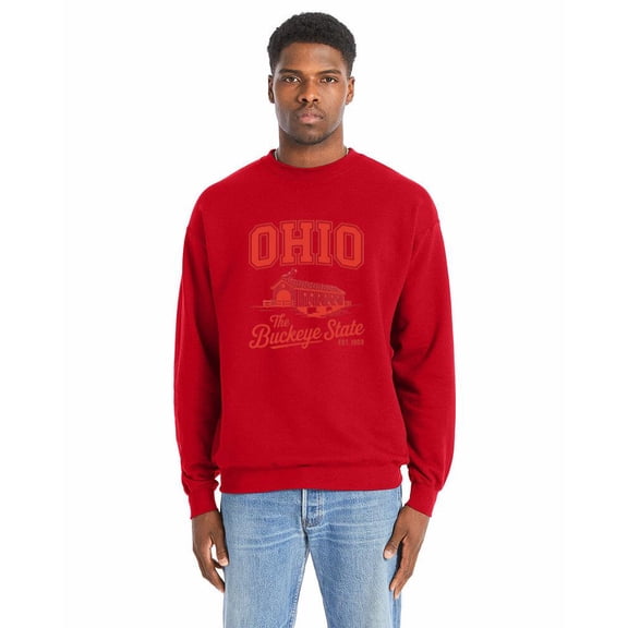 Ohio Buckeye State Covered Bridge Landmark Unisex Sweatshirt up to 5XL