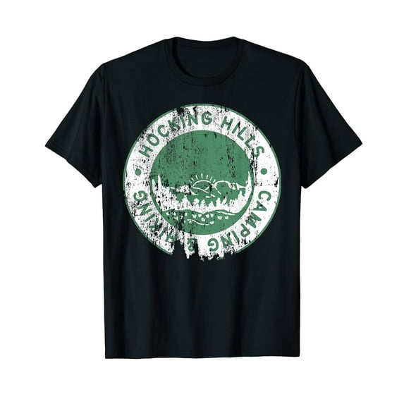 Ohio Camping Hiking At Hocking Hills Nature Park T-Shirt