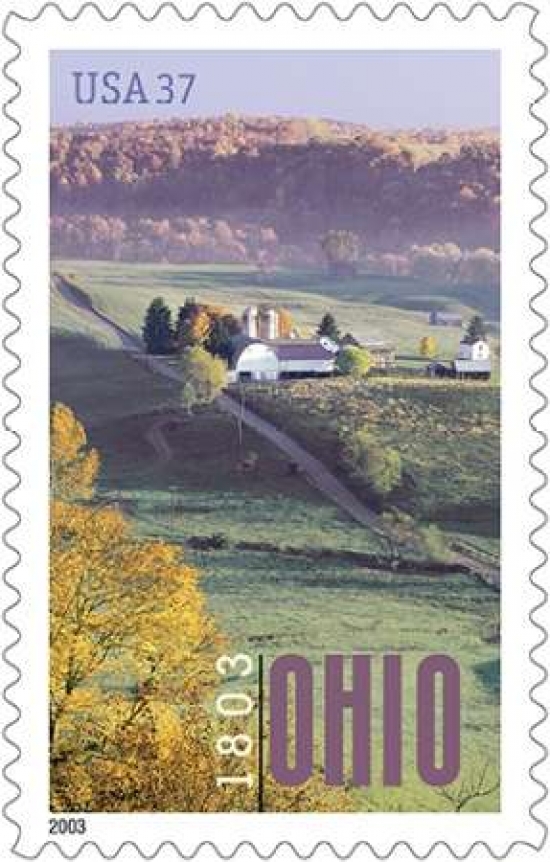 Ohio Canvas Art - US POSTAL SERVICE (12 x 18)