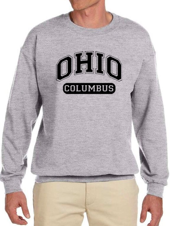Ohio, Columbus Men Sweatshirt, Male Small