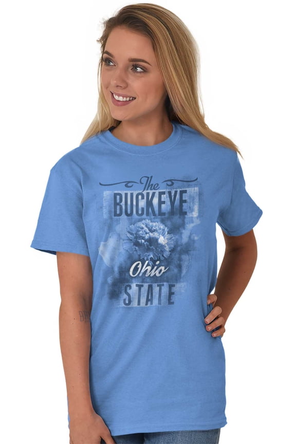 Ohio Cute State Flower Souvenir Women's Graphic T Shirt Tees Brisco Brands S