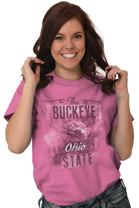 Ohio Cute State Flower Souvenir Women's Graphic T Shirt Tees Brisco Brands S