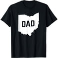 thumbnail image 1 of Ohio Dad Buckeye State Map For Proud Father's T-Shirt, 1 of 4