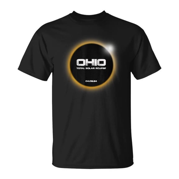 Ohio Eclipse 2024 Total Solar Moon TShirt