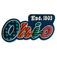 thumbnail image 1 of Ohio Festive Multicolor Letters Fridge Designer Magnet 3.25" x 1.25", 1 of 1