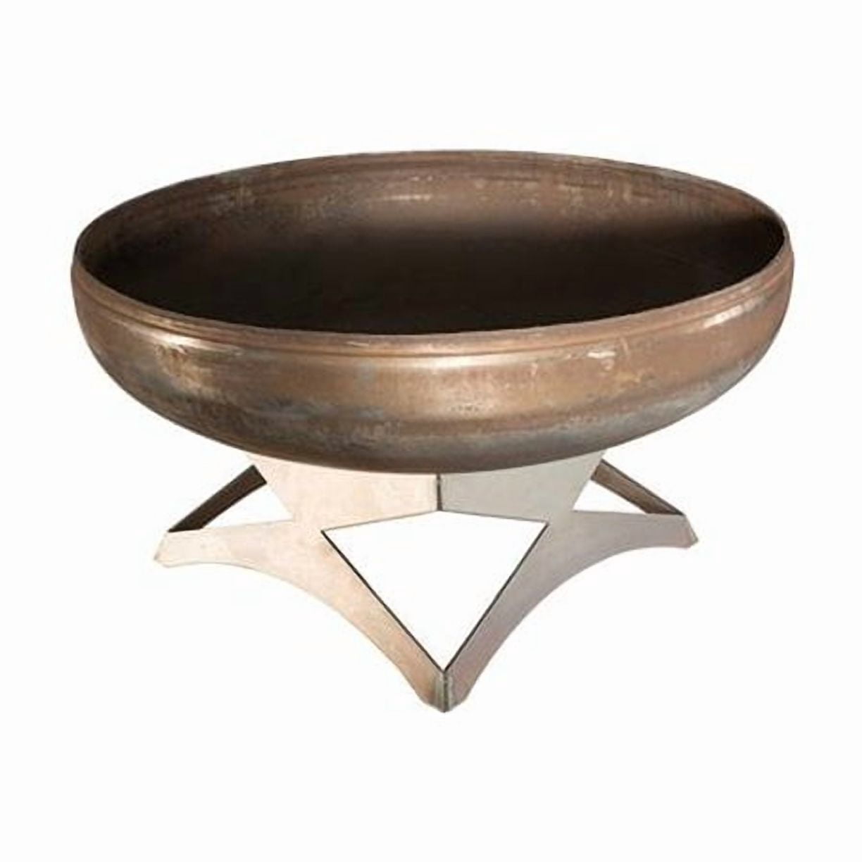 Ohio Flame OF36LTY-AB 36 dia. Liberty Natural Steel Angular Base Fire ...