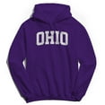 thumbnail image 1 of Ohio Graphic Purple Men's Cotton Pullover Hoodie, 1 of 1