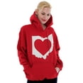 thumbnail image 1 of Ohio Home State Love Map Shape Heart Women Plus Size Graphic Pullover Hoodie Brisco Brands 2X, 1 of 3