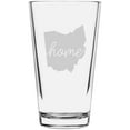 thumbnail image 1 of Ohio Home States Etched 16oz Libbey Pint Glass, 1 of 1