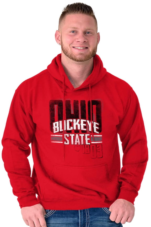 Ohio Hometown Pride OH Local Buckeye Hoodie Sweatshirt Women Men Brisco Brands M