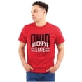 thumbnail image 1 of Ohio Hometown Pride OH Local Buckeye Plus Size Crewneck Graphic Tee Shirt Brisco Brands 2X, 1 of 5