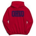 thumbnail image 1 of Ohio Humor Graphic Red Men's Crewneck Sweatshirt Hoodie, 1 of 1