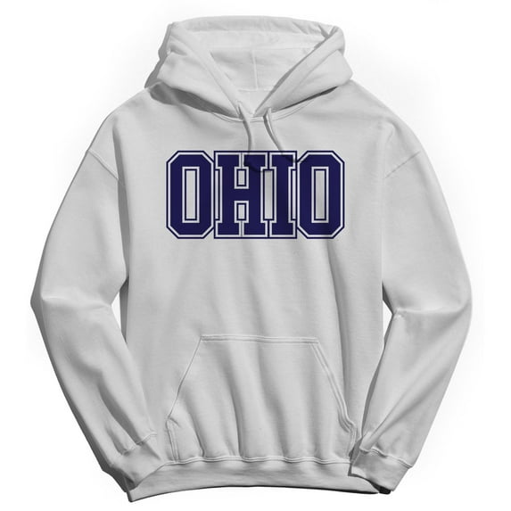 Ohio Humor Graphic White Men's Crewneck Sweatshirt Hoodie