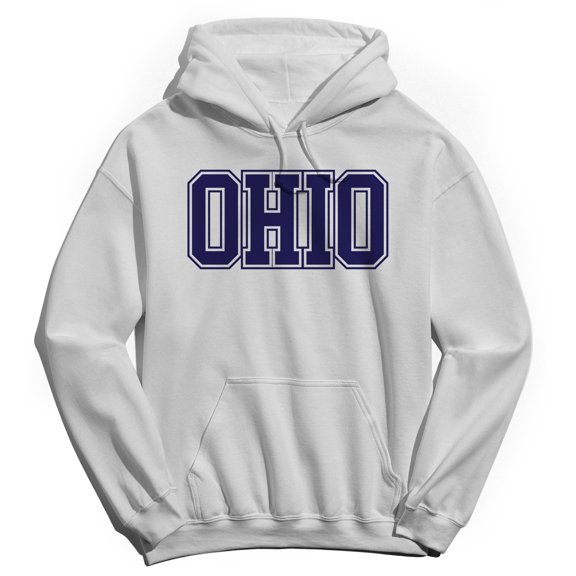 Ohio Humor Graphic White Men's Crewneck Sweatshirt Hoodie