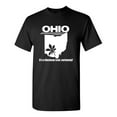 thumbnail image 1 of Ohio It's A Buckeye Leaf Seriously Sarcastic Humor Graphic Novelty Funny Youth T Shirt, 1 of 1