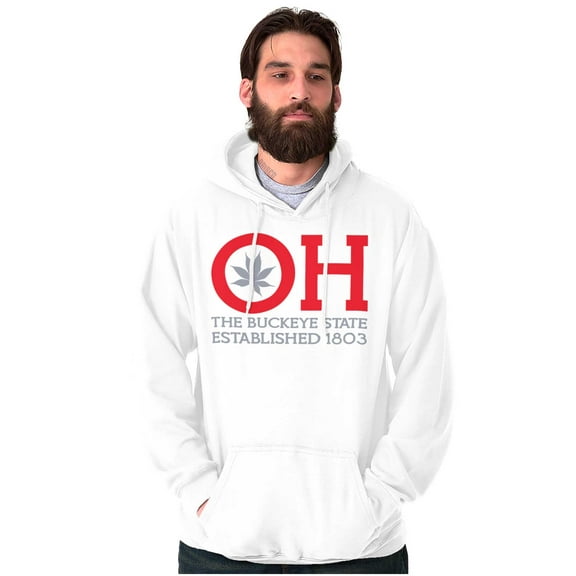 Ohio Leaf it to Us Funny OH Local Hoodie Sweatshirt Women Men Brisco Brands L