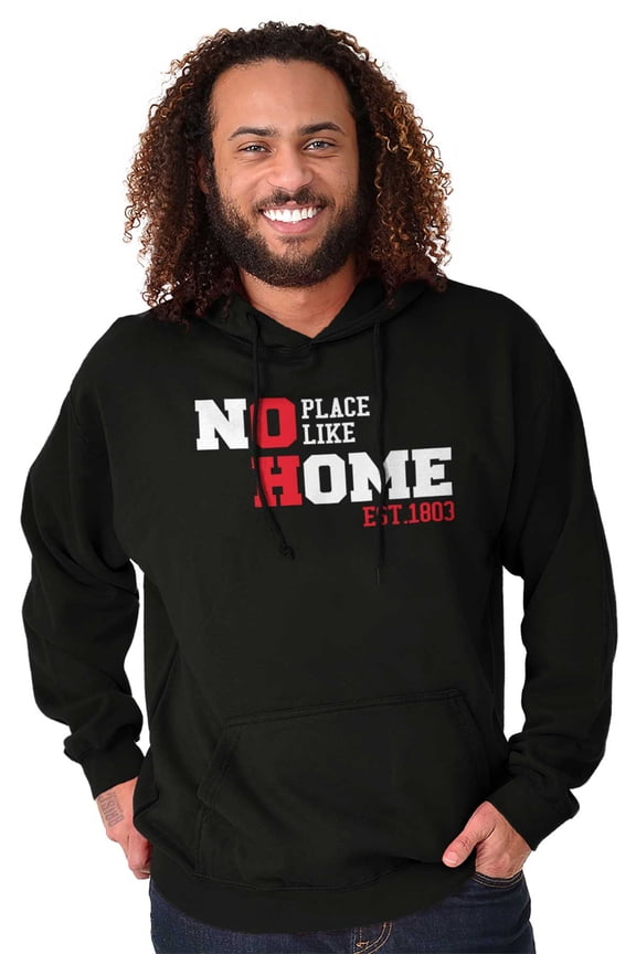 Ohio No Place Like Home OH Local Love Hoodie Sweatshirt Women Men Brisco Brands L