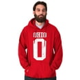 thumbnail image 1 of Ohio OH Distressed Athletic Letter Unisex Plus Fleece Graphic Hoodie Brisco Brands 2X, 1 of 5