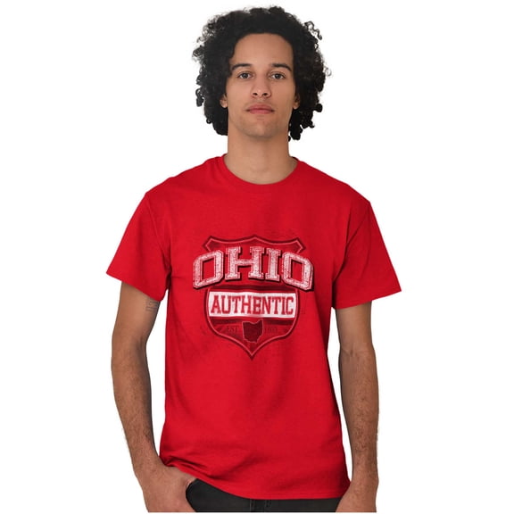 Ohio OH Student Pride Cool Gameday Men's Graphic T Shirt Tees Brisco Brands S