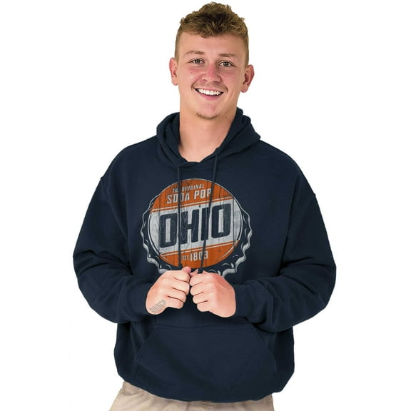 Ohio OH Vintage Soda Pop Souvenir Hoodie Sweatshirt Women Men Brisco Brands S