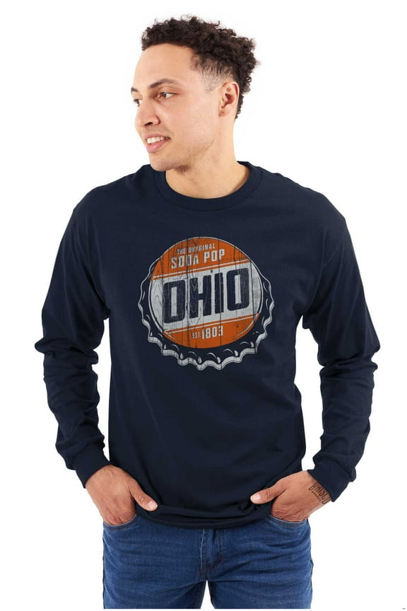 Ohio OH Vintage Soda Pop Souvenir Long Sleeve TShirt Men Women Brisco Brands X