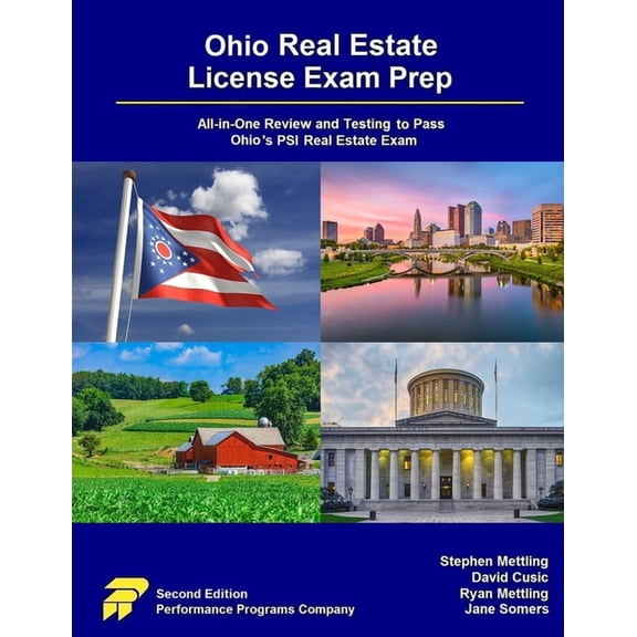 Ohio Real Estate License Exam Prep: All-in-One Review and Testing to Pass Ohio's PSI Real Estate Exam, (Paperback)