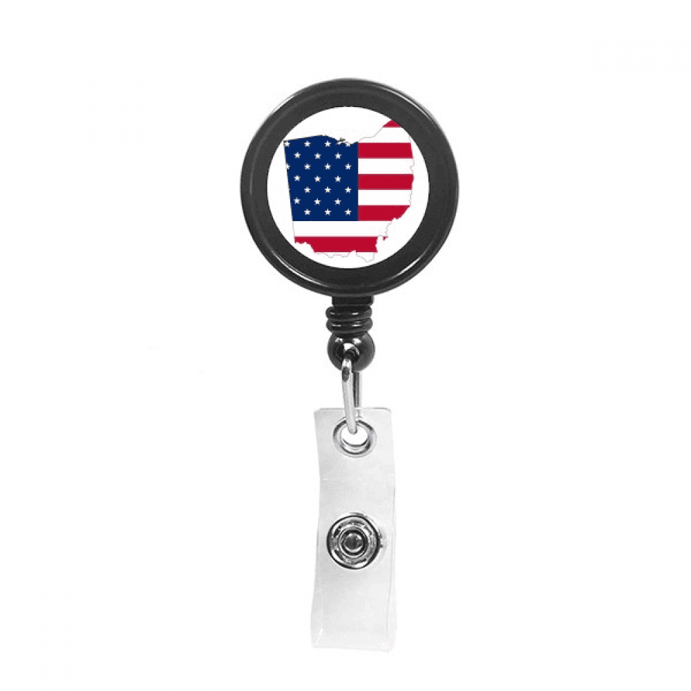 Ohio Retractable Keychain Badge Holder ID Badge