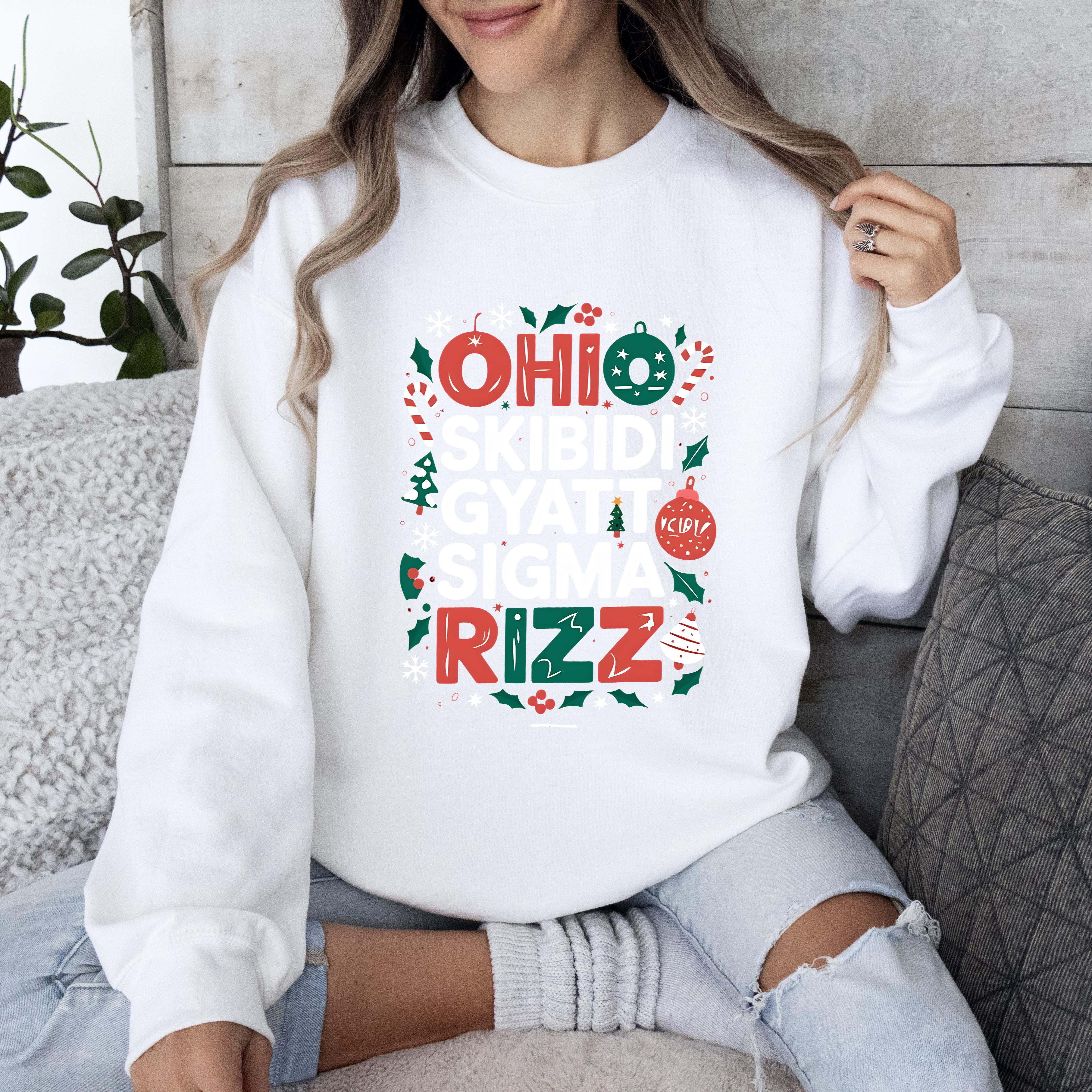 Ohio Skibidi Gyatt Sigma Rizz SWEATSHIRT - Unique and Trendy for
