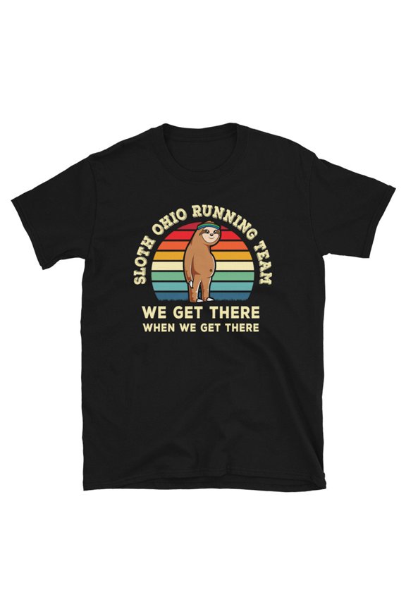 Ohio Sloth Running Team Shirt Funny 5k Race Shirt 5K Racing Runner Gift Sloth Lover Gift C