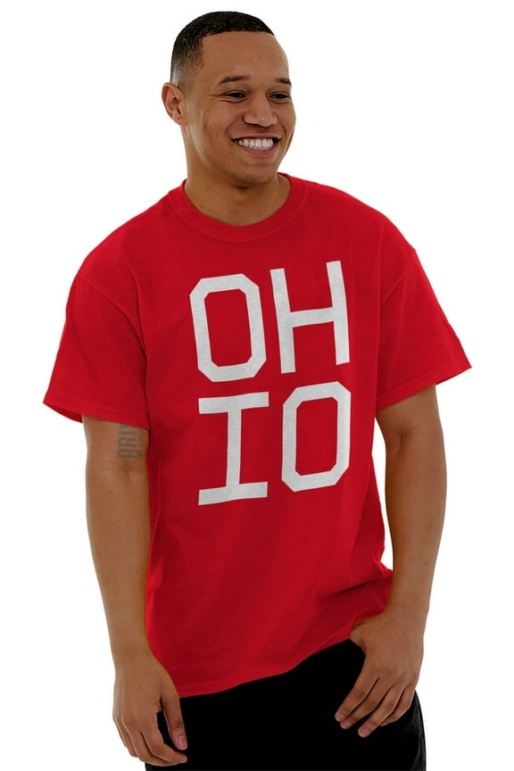 Ohio Souvenir OH Hometown Pride Plus Size Crewneck Graphic Tee Shirt Brisco Brands 2X