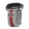 thumbnail image 1 of Ohio St HD Watch Band for Samsung Galaxy Watch Ultra 47mm (Long Gray Stripes), 1 of 1