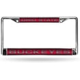 thumbnail image 1 of Ohio St NCAA Chrome Metal License Plate Frame Holder, 1 of 5