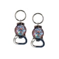thumbnail image 1 of Ohio St. University (OSU) Buckeyes (Set of 2) Silver Keychain and Church Key / Bottle Opener, 1 of 4