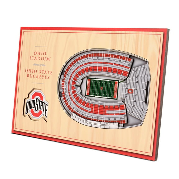 Ohio State Buckeyes 14'' x 10.5'' 3D StadiumViews Desktop Display