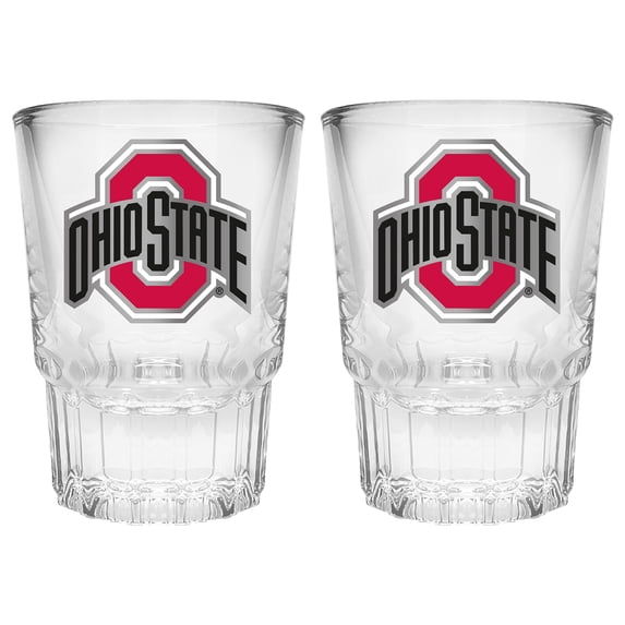 Ohio State Buckeyes 2-Piece Prism Shot Glass Set