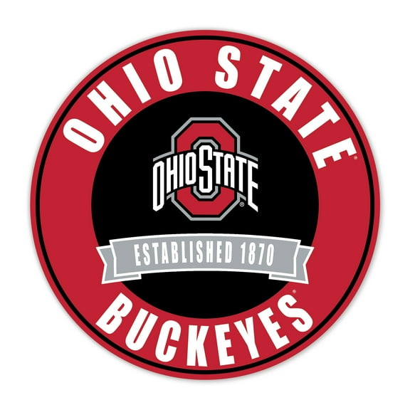 Ohio State Buckeyes 24" Circle with Banner