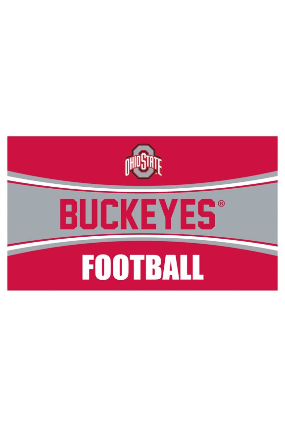 Ohio State Buckeyes 28" x 16" Football Trapper Door Mat