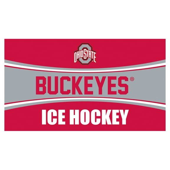 Ohio State Buckeyes 28" x 16" Ice Hockey Trapper Door Mat