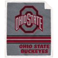 thumbnail image 1 of Ohio State Buckeyes 50'' x 60'' Vintage Triple Stripe French Terry Blanket, 1 of 1