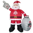 thumbnail image 1 of Ohio State Buckeyes 7' Inflatable Santa, 1 of 1