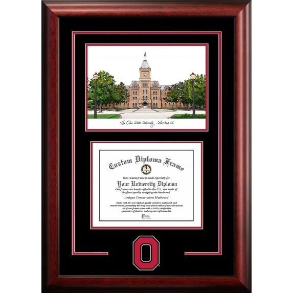 Ohio State Buckeyes 8.5" x 11" Spirit Graduate Diploma Frame