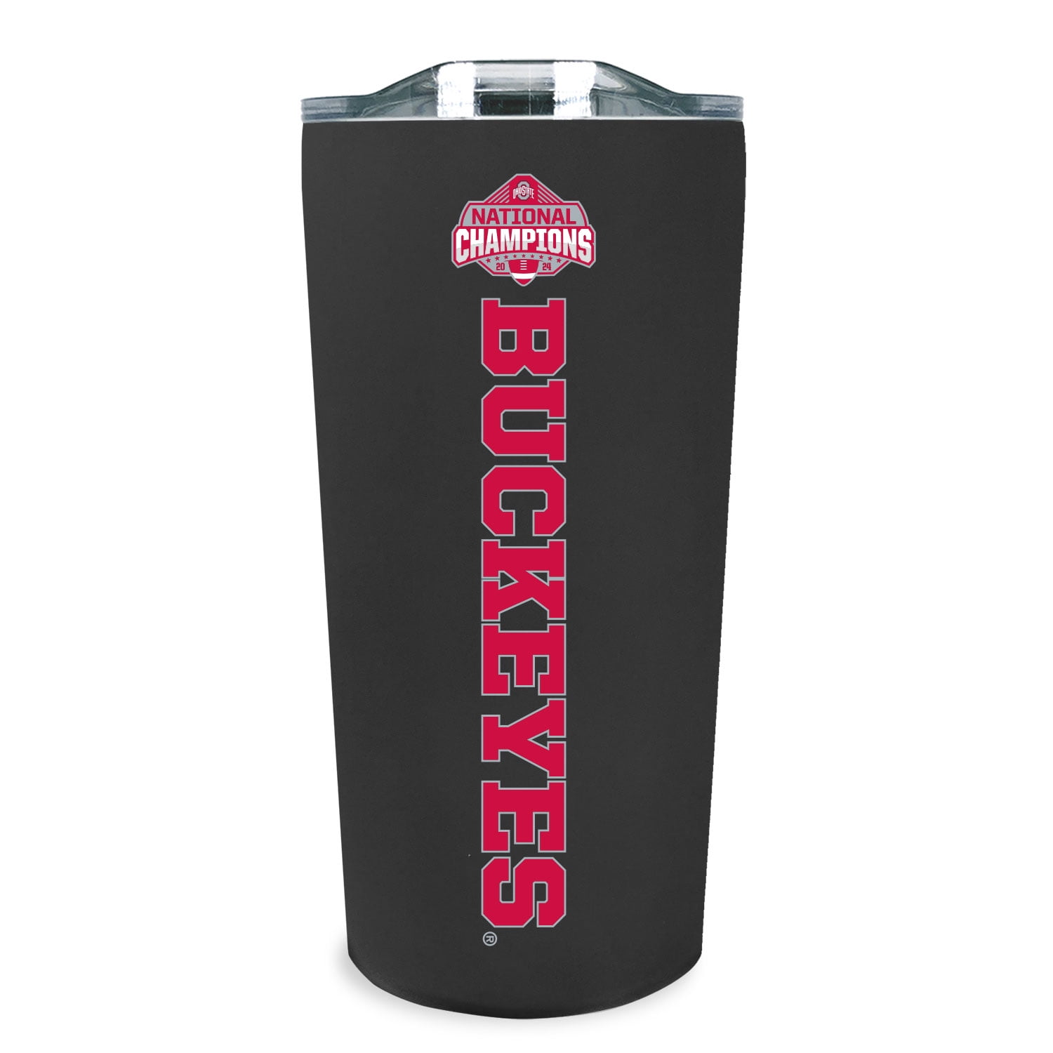 Ohio State Buckeyes College Football Playoff 2024 National Champions 18oz. Stainless Steel Soft Touch Tumbler